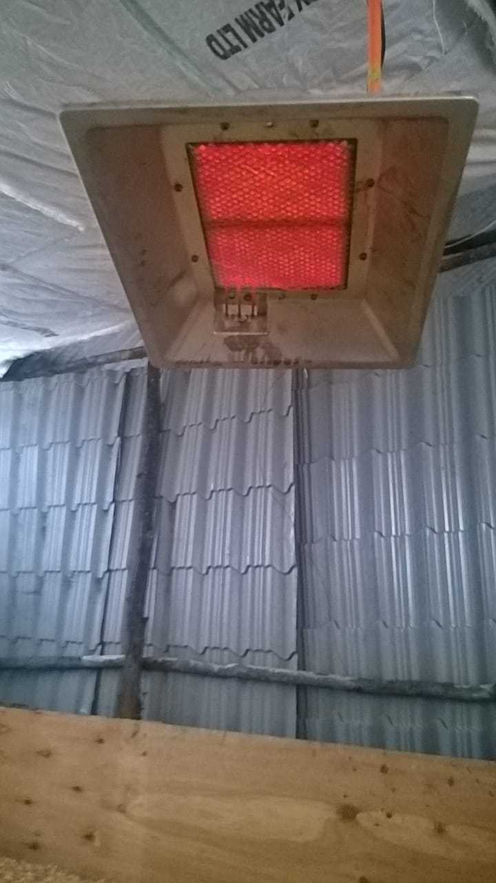 chicken raising equipment gas radiant heater for chicken heating