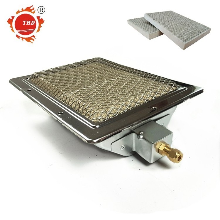 Factory wholesale low price infrared gas burner heater ceramic BBQ grill parts for barbecue oven