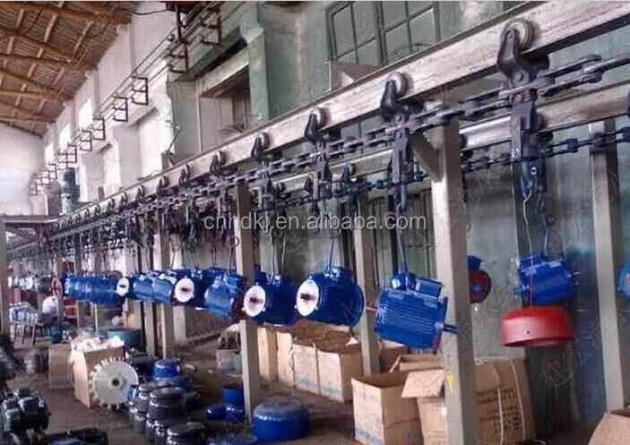 Factory Sales UH-5075-S Powered Enclosed Track Hanging Overhead Chain Conveyor