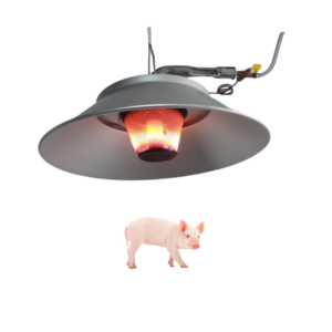 Factory Direct Metal Fiber Infrared Gas Brooder Heater For Piglet House