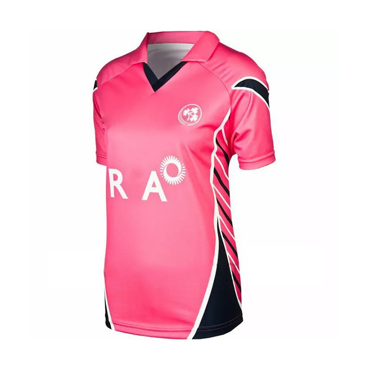 Custom China 100%Polyester Sublimation Sportswear Cricket Jersey Design