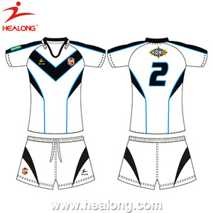 Custom Classic Cotton Rugby Practice Jersey Football Wear Shirts Sublimation Team Set Rugby Jersey