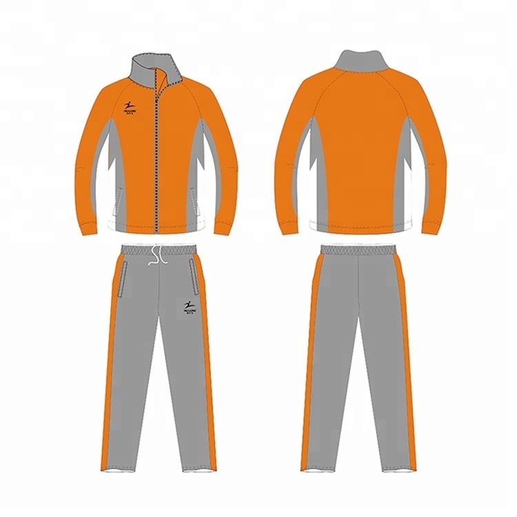 Top Design Tracksuit Sublimated Plain Tracksuit Men Sweatsuit Sports School Uniform Tracksuit