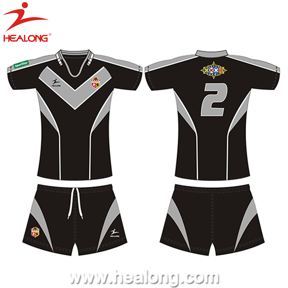 Custom Classic Cotton Rugby Practice Jersey Football Wear Shirts Sublimation Team Set Rugby Jersey