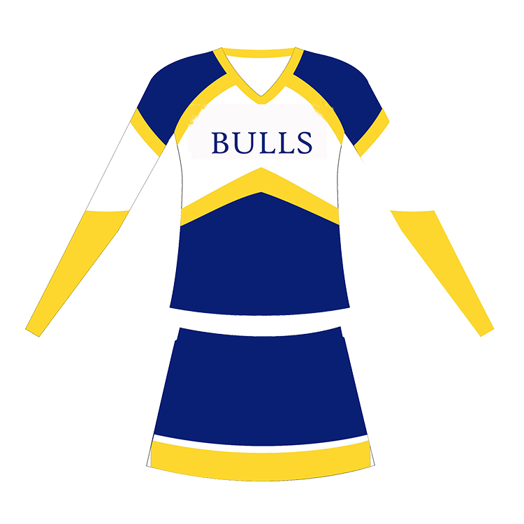 Custom Cheer leading Dress Skirts Wholesale Free Design Pattern Beautiful Cheerleading Uniform