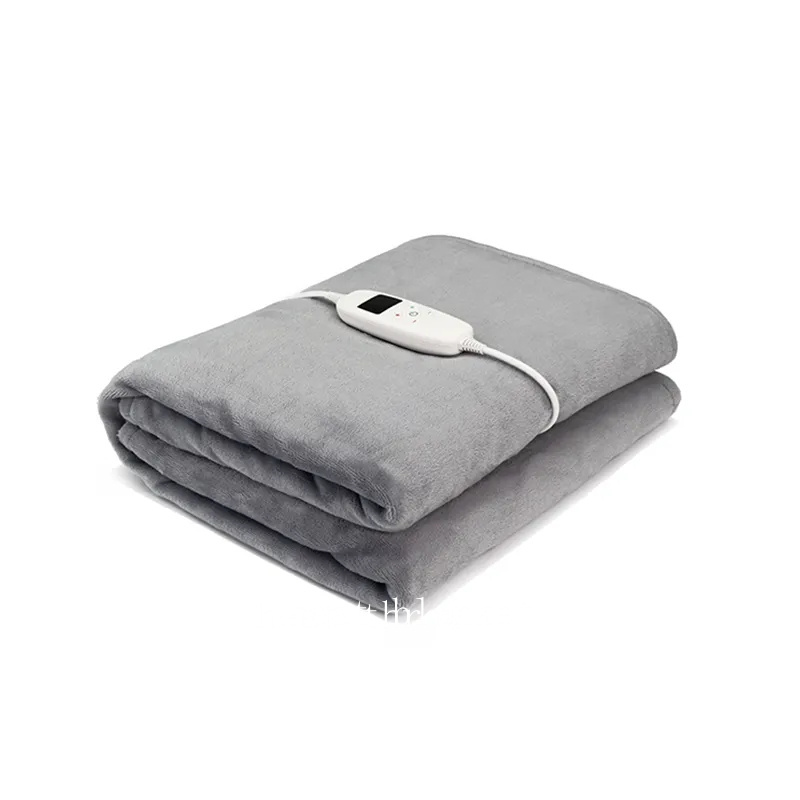 China factory supplied top quality 110v wearable USB battery sunbeam sable heated large electric throw away blanket