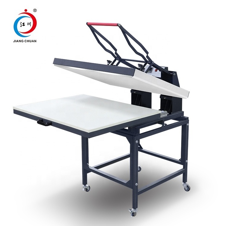 Big Size Manual Heat Transfer Machine 80x100cm Skateboard Press 31x39 inch one station flat manual large format heat press