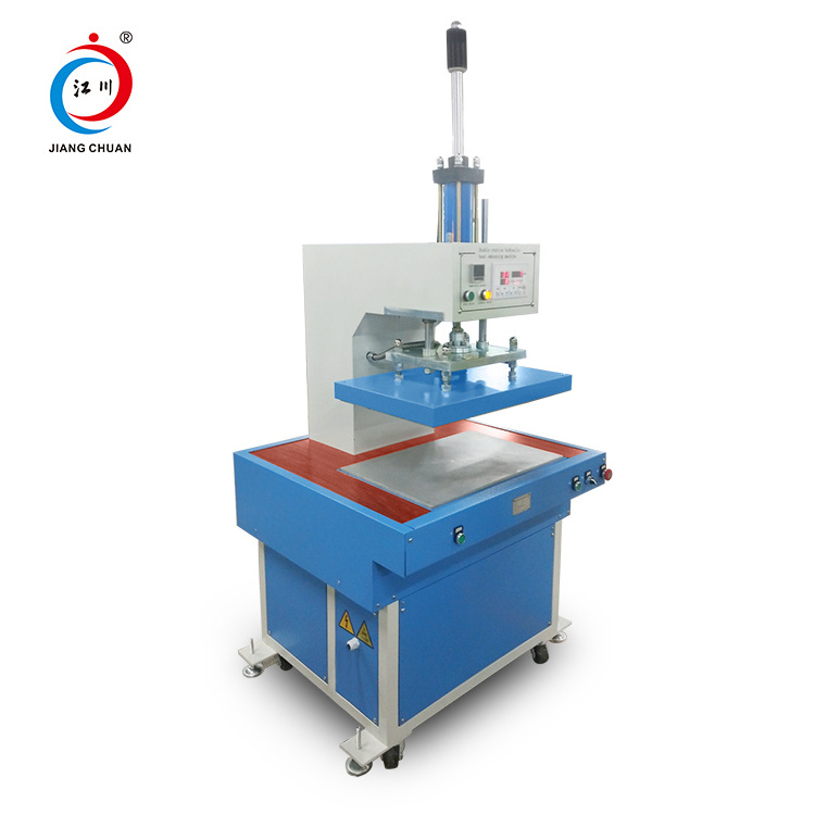 Jiangchuan brand 40*60 single station heat press down heating deboss embossing machine