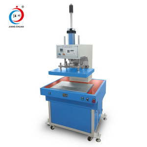 Jiangchuan brand 40*60 single station heat press down heating deboss embossing machine