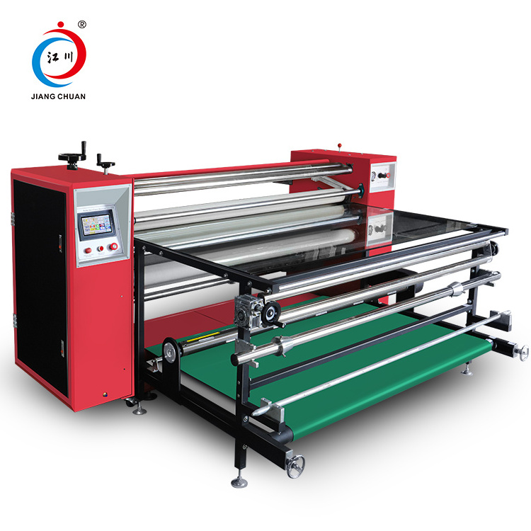 Factory Outlet PLC Controller Small Drum Calender Sublimation Rotary Heat Transfer Press Machine