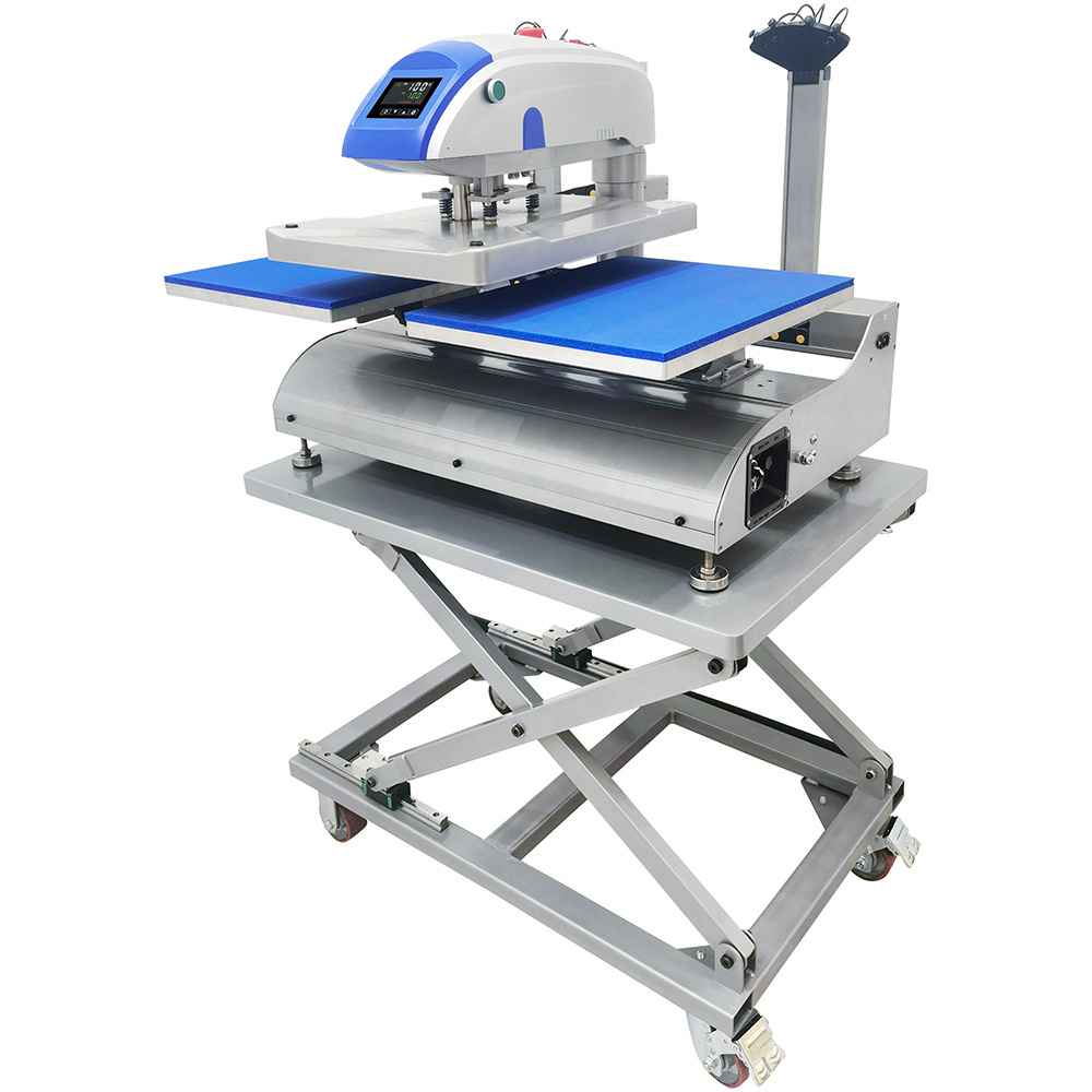 New Style Electric Automatic Large Format Dual Station T shirt Sublimation Transfer Printing Heat Press Machine