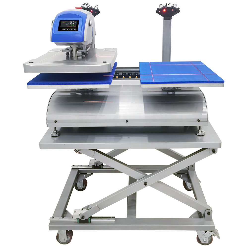 New Style Electric Automatic Large Format Dual Station T shirt Sublimation Transfer Printing Heat Press Machine