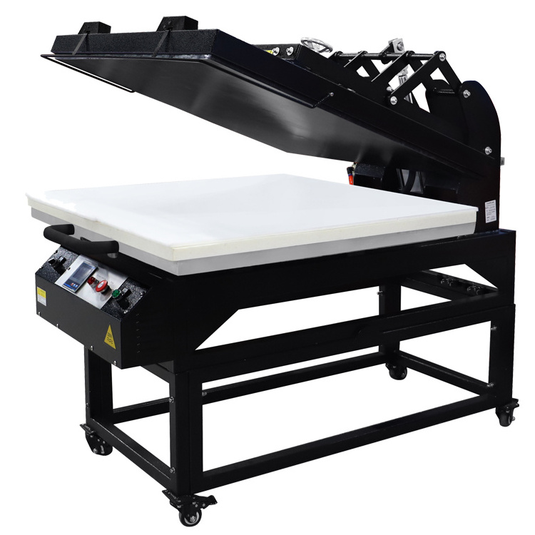 Automatic large format heat press auto open transfer shirt press machine