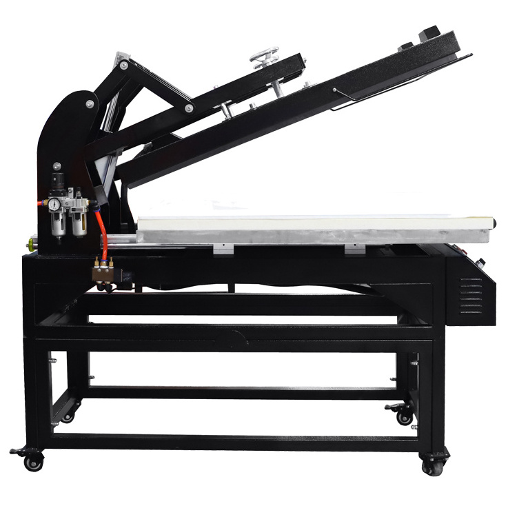 Automatic large format heat press auto open transfer shirt press machine