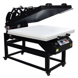 Automatic large format heat press auto open transfer shirt press machine