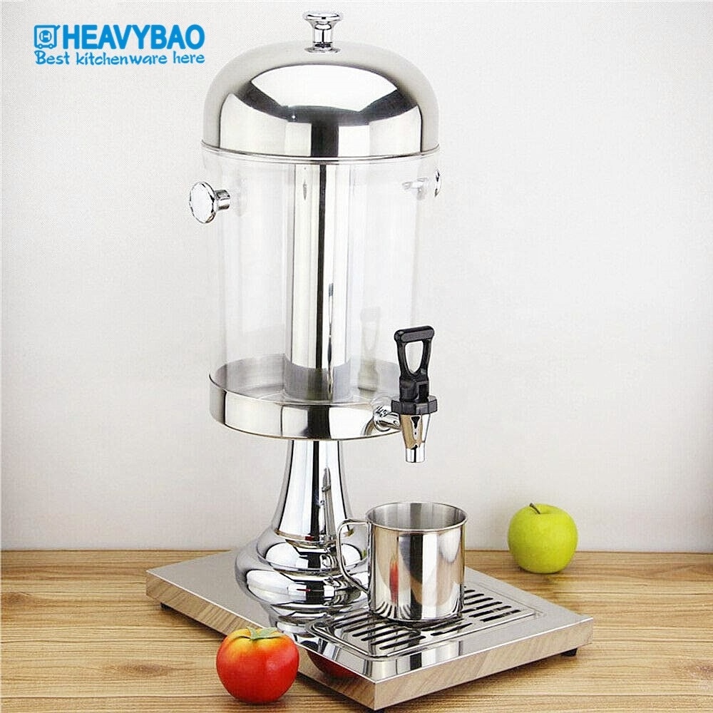 Heavybao Beer Beverage Dispenser Liquor Dispenser with Ice Container for Liquor Wine Juice Beverage Home Party Bar