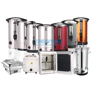 Heavybao Banquet Party Stainless Steel Warmer Heating Element Mulled Wine Water Boiler Tea Warming Urn