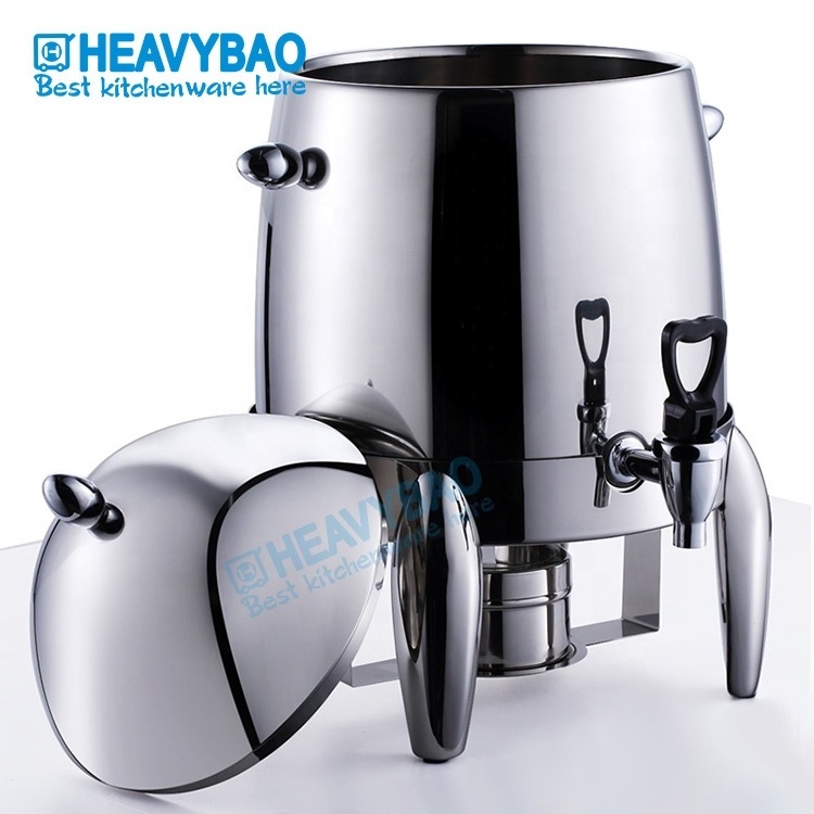 Export Quality Stainless Steel Buffet Ware Coffee Fresh Milk Dispenser Tea Coffee Urn