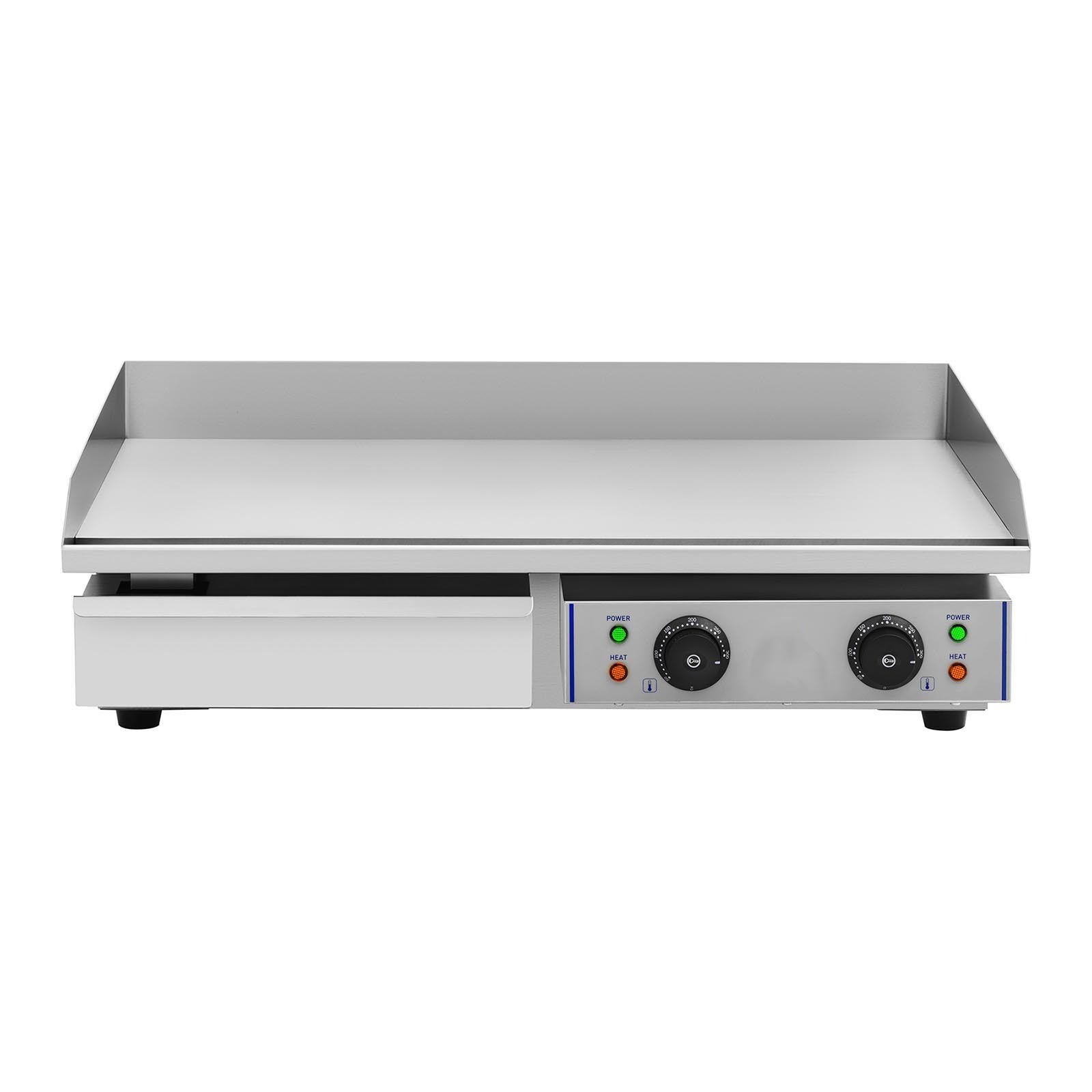 Heavybao Commercial Stainless Steel Kitchen Grill BBQ Burger Fryer Hotplate Full Flat Or Ribbed Countertop Electric Griddle