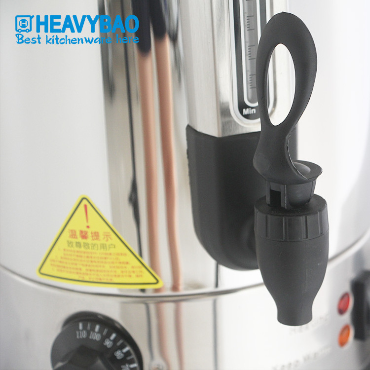 Heavybao Commercial Hotel Use Buffet Equipment Stainless Steel Warmer Heating Element Water Boiler Tea Urn