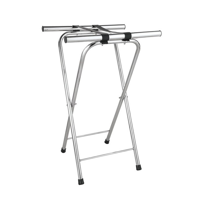 Heavybao High Quality Durable Stainless Steel Foldable Hotel Luggage Rack Suitcase Stand Used Food Apartment Luggage Rack