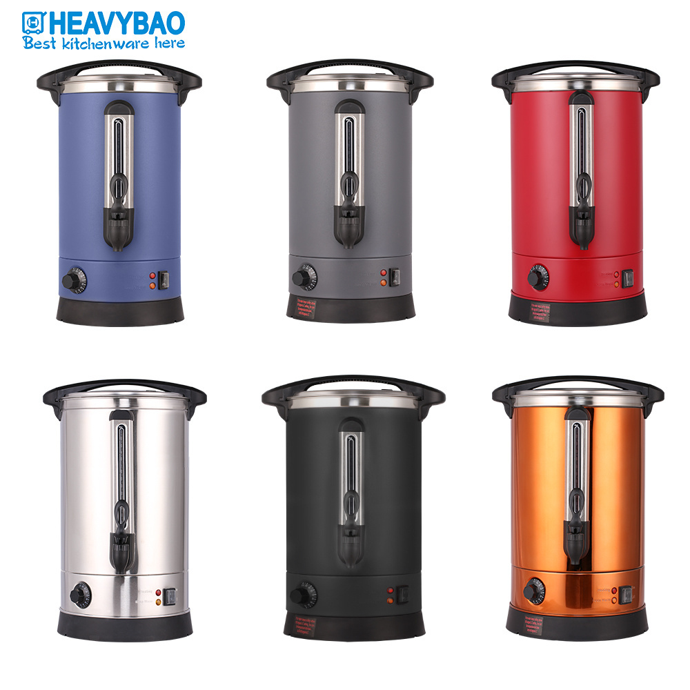 Heavybao 10 20 Liter Electrical Heater Dispenser Hot Coffee Percolator Mulled Wine Water Boiler Urns For Hotel