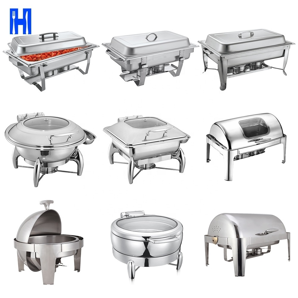 Heavybao High Quality Rectangle Stainless Steel Hot Box  Food Warmer For Catering Serving Chafing DIshes