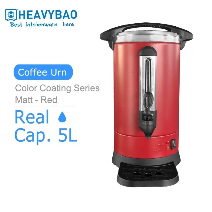 Heavybao Commercial Hot Water Dispenser, Tea Thermos Coffee Urn Milk Tea Bucket,  Great for Parties