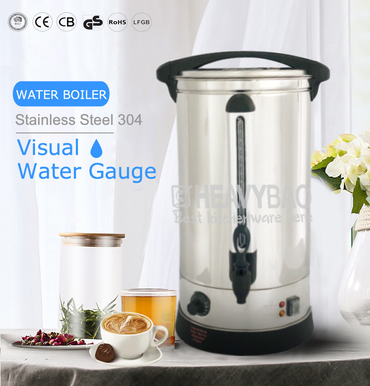 Heavybao 10 20 Liter Electrical Heater Dispenser Hot Coffee Percolator Mulled Wine Water Boiler Urns For Hotel