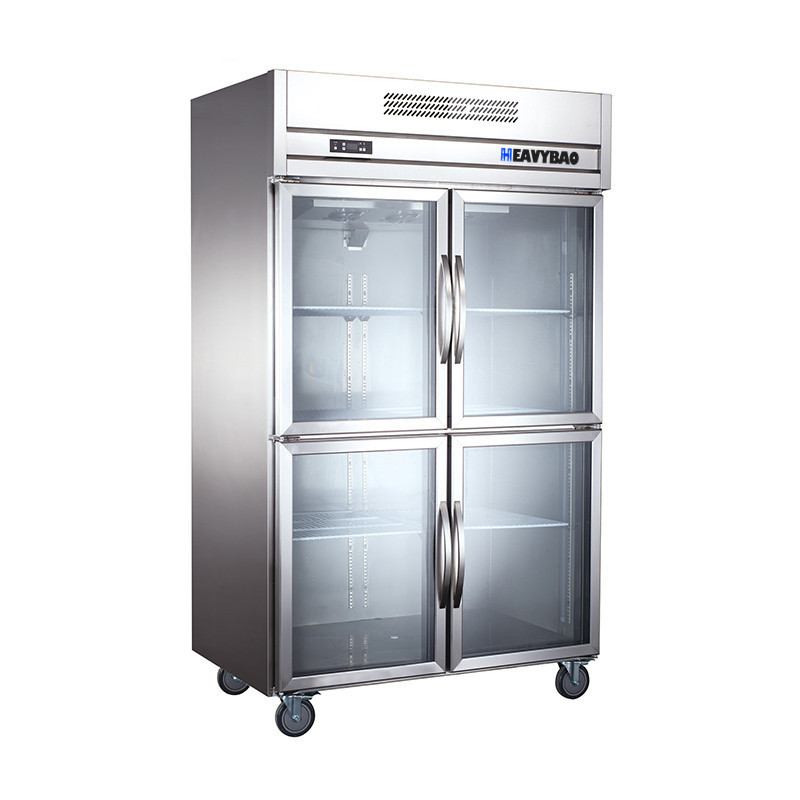 Manufacturer Commercial Kitchen Refrigerator Double Temperature Freezer&Chiller Display Fridge Refrigeration Equipment