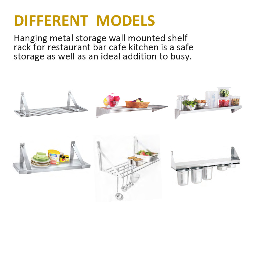 Heavybao Quality Knock-down Structure Coat Adjustable Shelf Systems Wall Mounted Laundry Rack