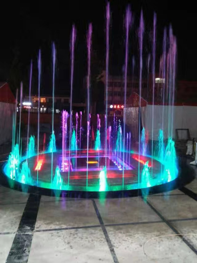 Chinese Outdoor Stainless Steel Fountain Project Colorful Music Dance Fountain