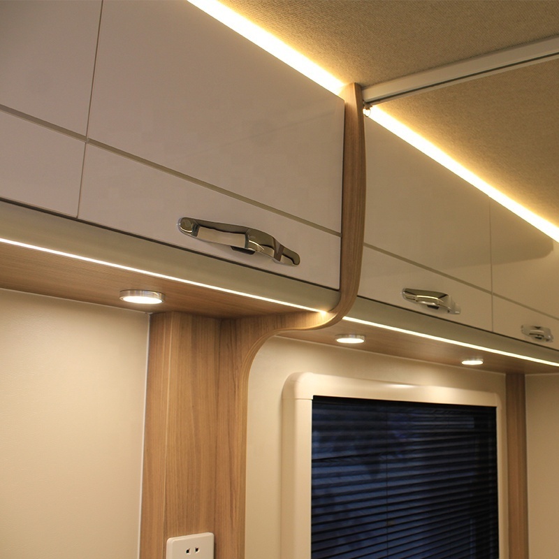 HEYRV Camper Trailer High Quality Aluminum Modern Design Cabinet  Light Warm White RV Caravan Motorhome LED Ceiling lamp