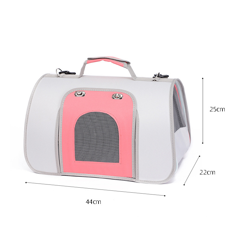 Foldable Big Space Dog Carrier Breathing Well Airline Approved Pet Cat Bag Soft Sided Collapsible Cat Travel Bags