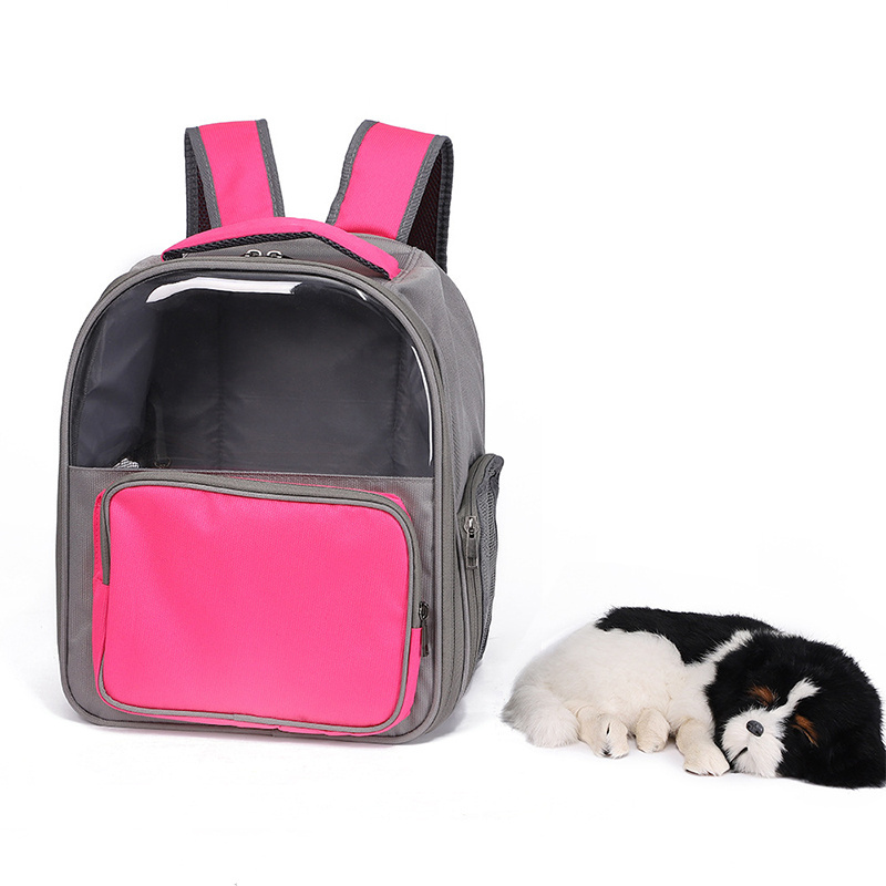 Portable outdoor travelling pet backpack dog backpack cat bag pet carrier for dogs and cats