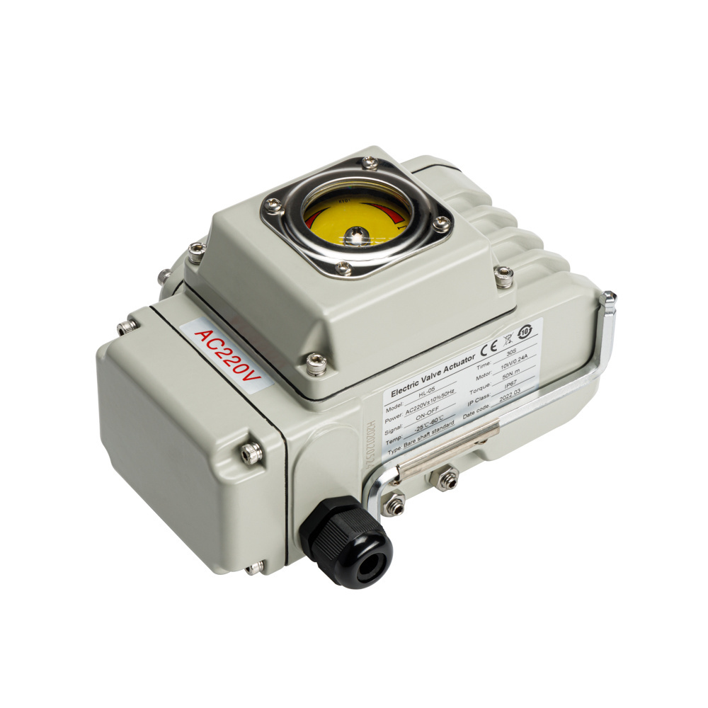 HL05 smart valve  electric actuator for ball valve and butterfly valve with CE(ON-OFF,220VAC,ISO5211 mounting base)