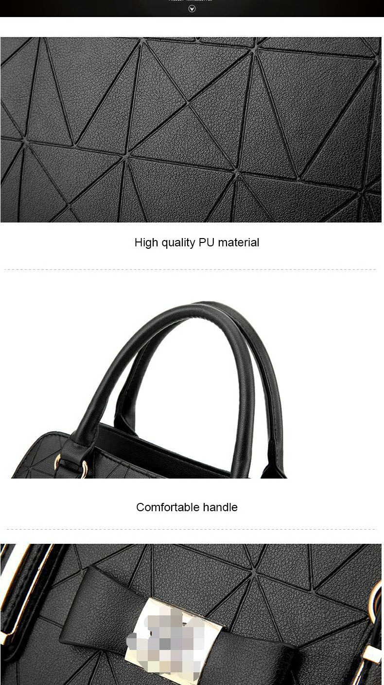 wholesale vegan bow purses women girls Plump shaped PU leather handbag