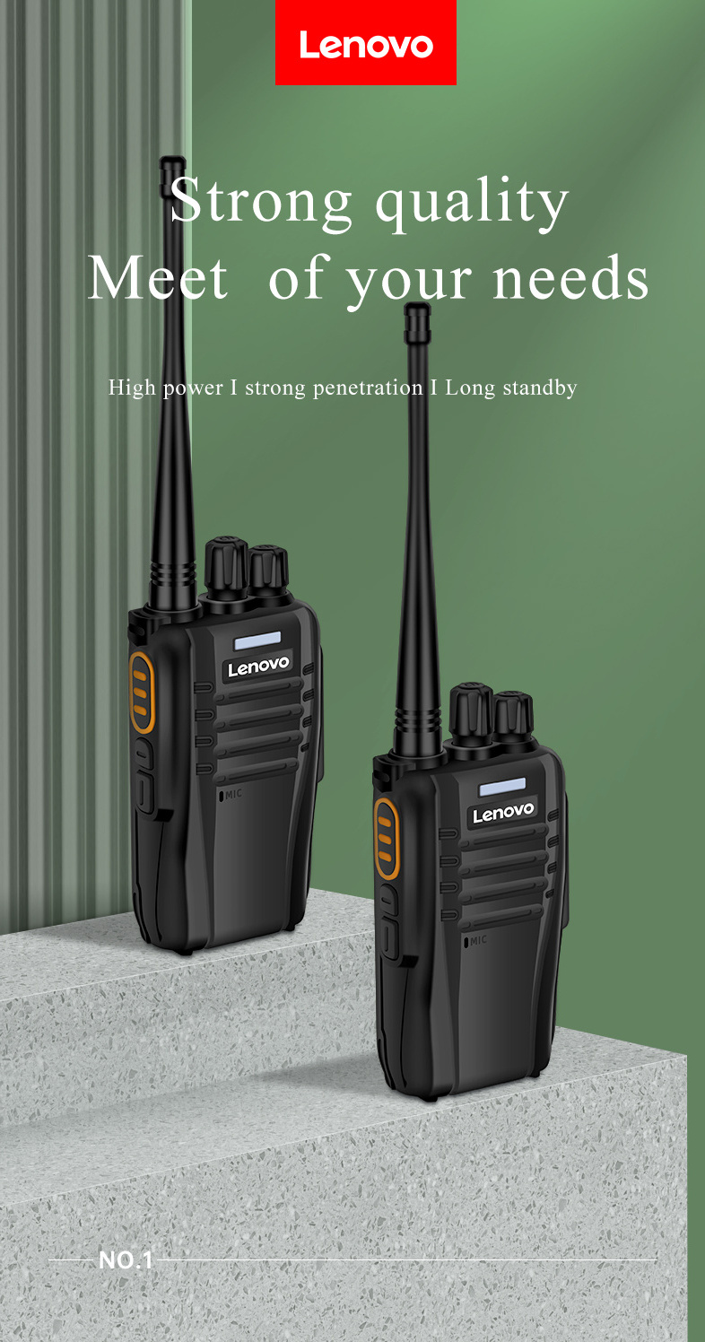 Lenovo Hot N01 888s Dual Band Ham Radio Original Factory Lenovo N01 Including Earphone Handheld Walkie Talkie