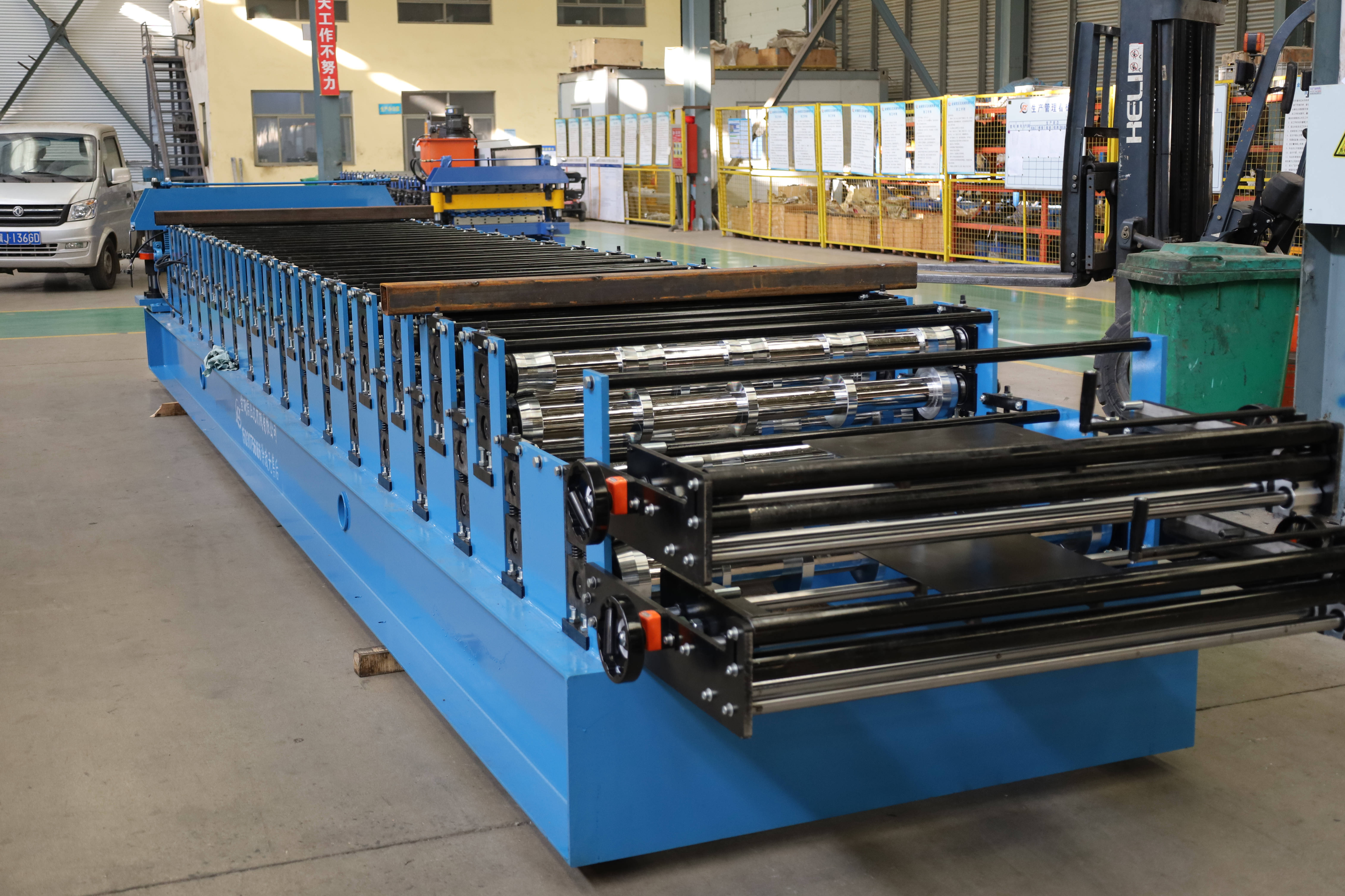 High Quality Automatic Trapezoidal Roofing Sheet Double Layer Roll Forming Machine For Building Material Machine