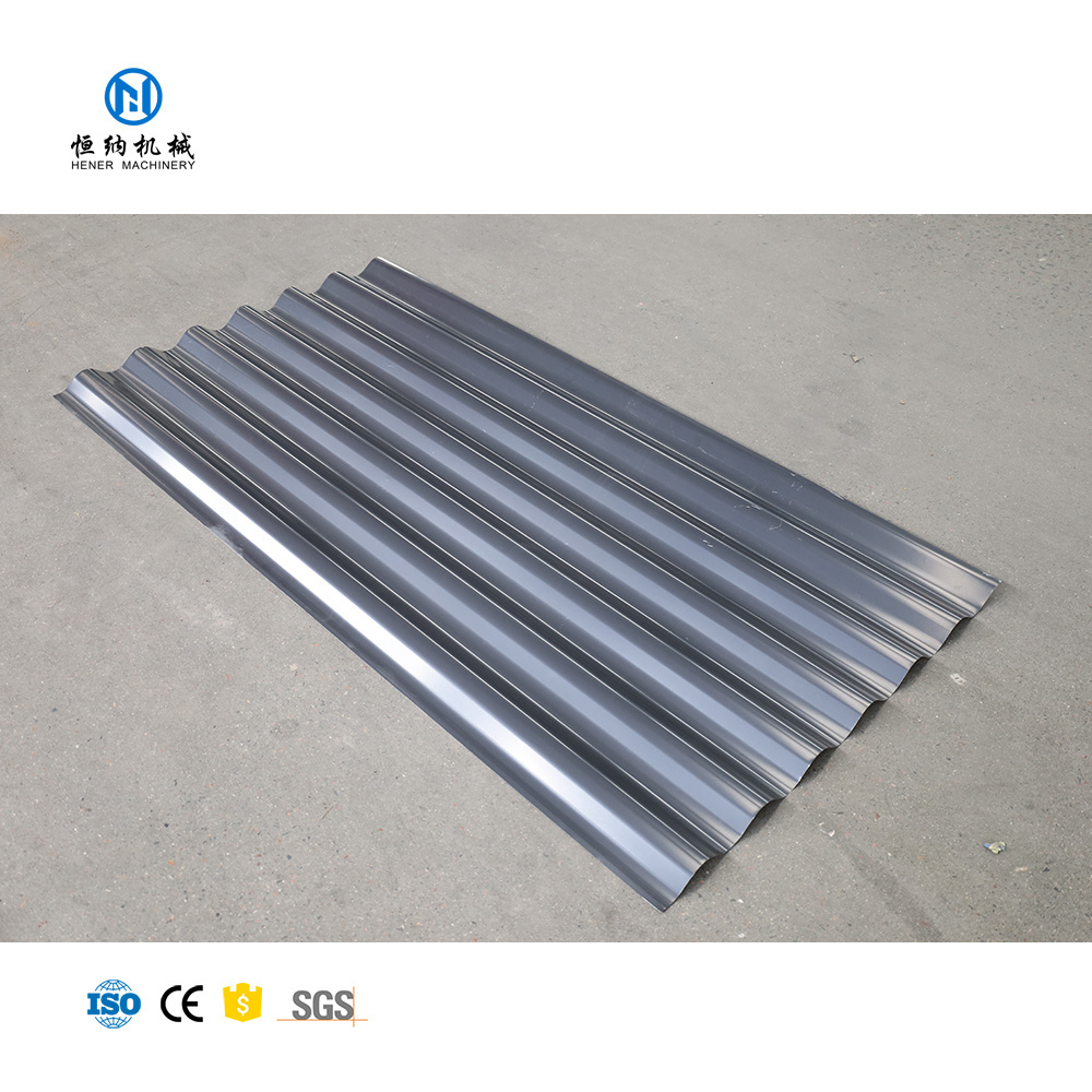 PPGI GI Metal Iron Wave Shaped Tile Roof Sheet Cold  Corrugated Roll Forming Making Machine For Sale