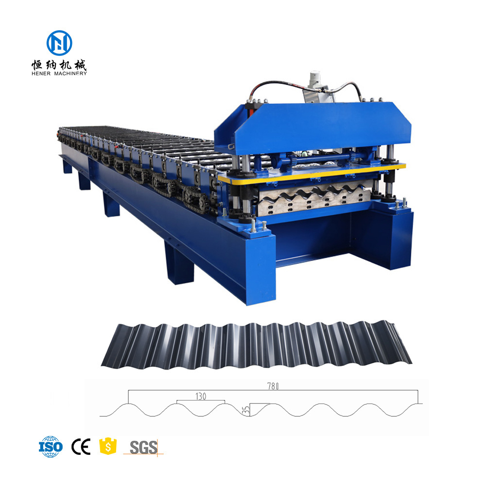 China Automatic Corrugated Wave Roof Panel Roofing Sheet Roll Former Metal Roll Forming Machine Manufacturers