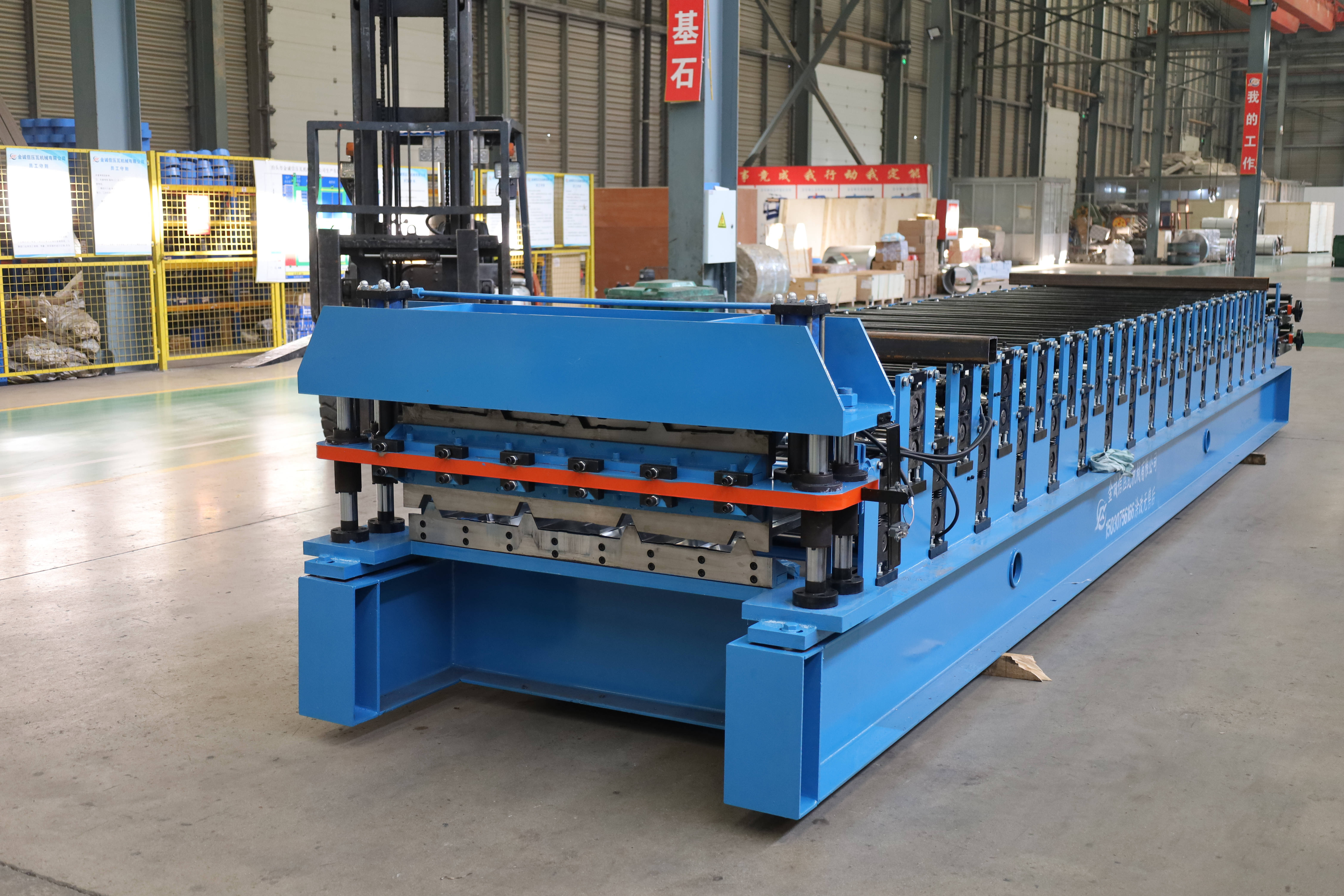 High Quality Automatic Trapezoidal Roofing Sheet Double Layer Roll Forming Machine For Building Material Machine