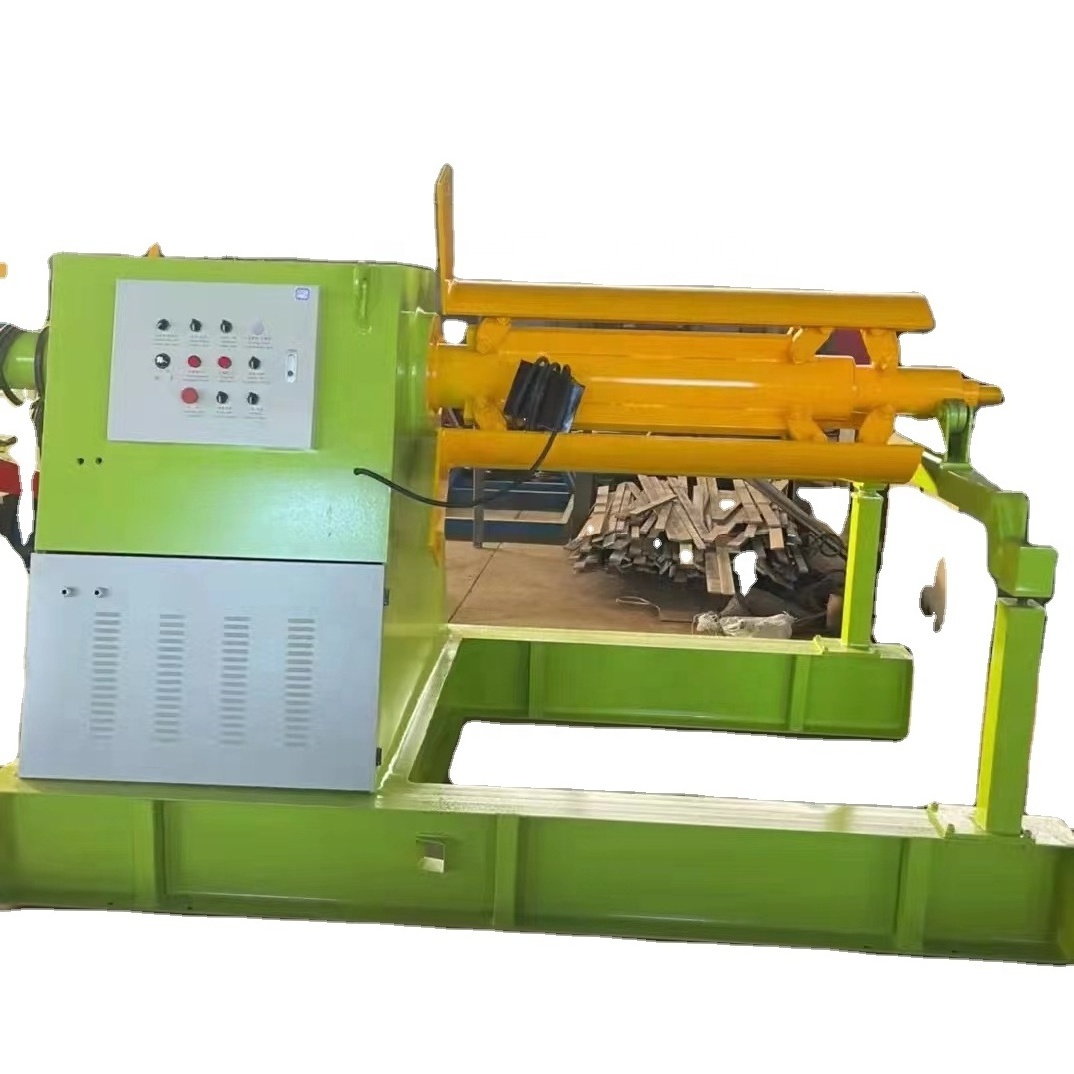 3T 5T hydraulic uncoiler  steel coil winding machine