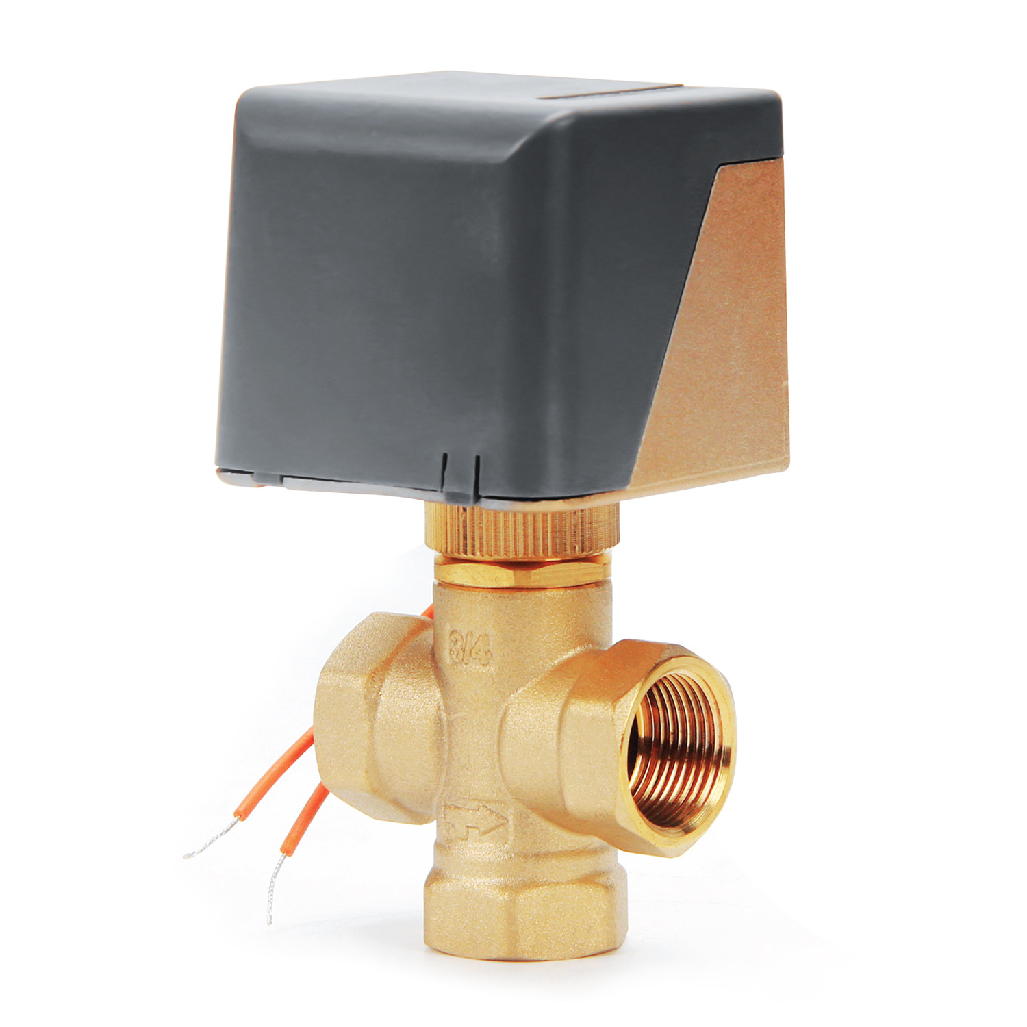 DN15/20/25 Pressure Independent Brass Water Control Solenoid Fan Coil Valve Actuators Motorized Zone Valve