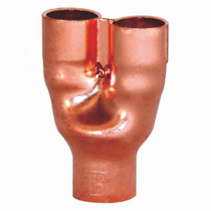 Hengsen Copper Pipe Fittings 3 Way Y Shape Special Tee Hardware Fittings Connector Y Tee Copper Pipe Fitting