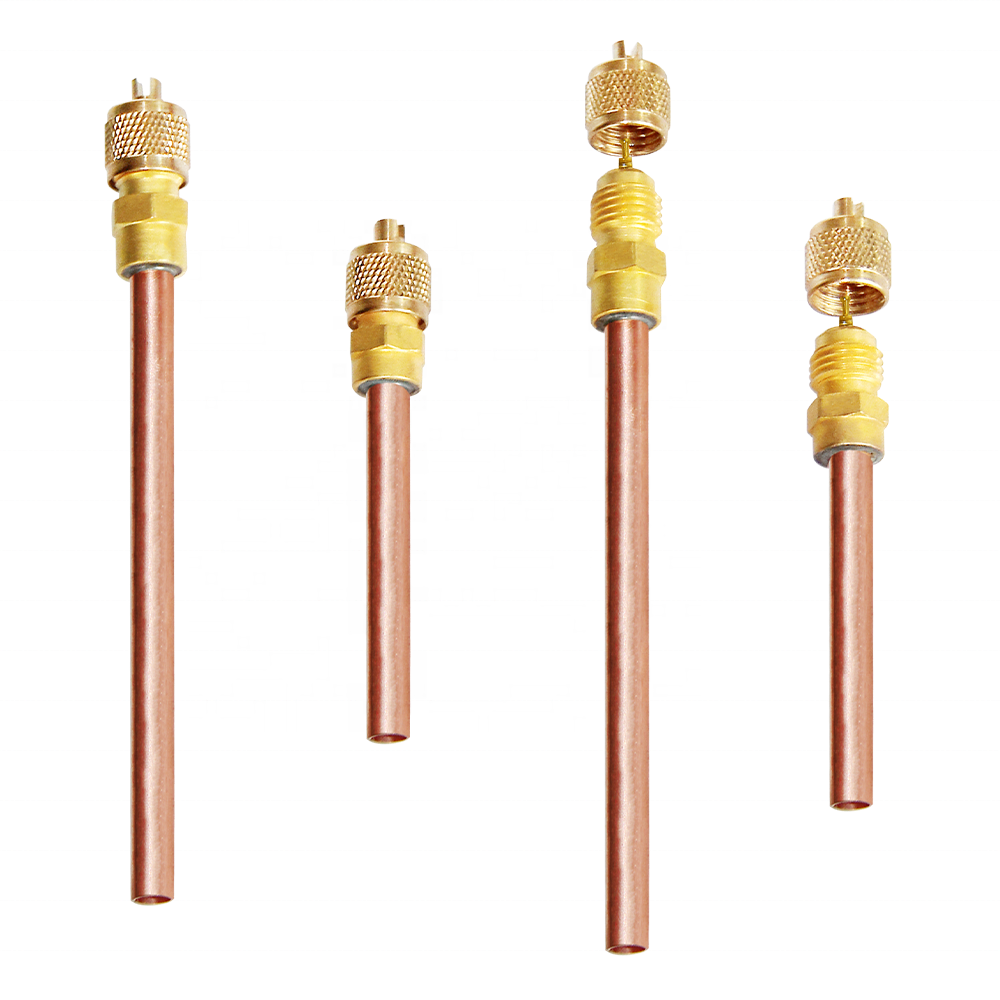 Chinese Manufacturers Refrigeration Copper Charging Access Valve For Air Conditioner