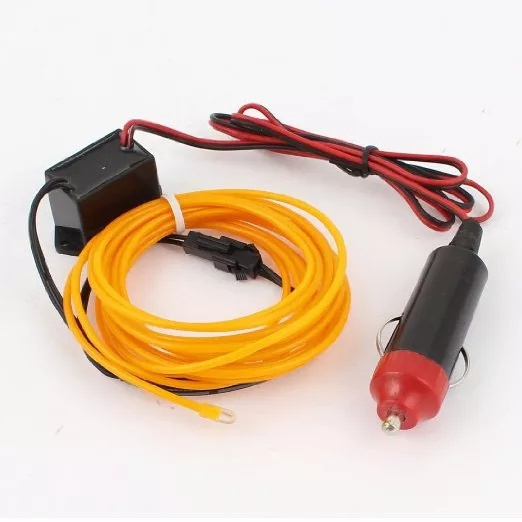 High brightness 3m neon glow el wire flexible light up el wire light strip with 3c dc12v inverter