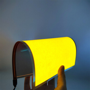 Super Bright el paper backlight Electroluminescent Light thin led sheet Cuttable EL Panel With Inverter