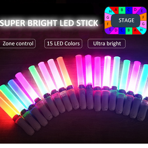 DMX wireless remote controlled led glow sticks night fun colorful night glow led stick for party sports event