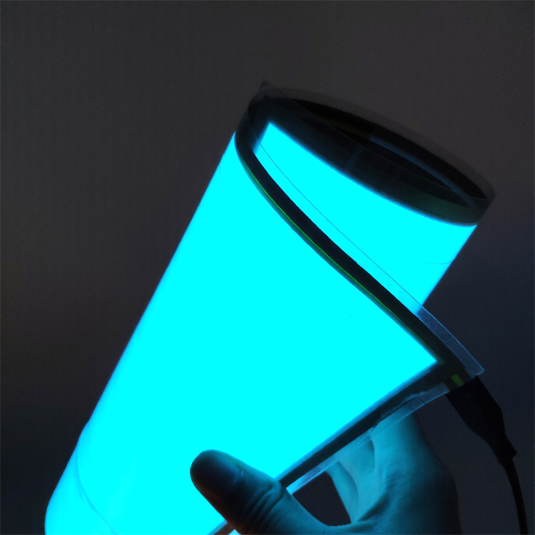 Super Bright el paper backlight Electroluminescent Light thin led sheet Cuttable EL Panel With Inverter